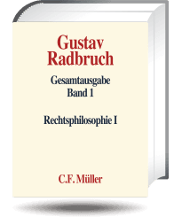 Cover eines Buchs aus der Reihe Gustav Radbruch Gesamtausgabe