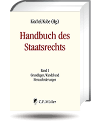 Cover eines Buchs aus der Reihe Handbuch des Staatrechts, Neuausgabe